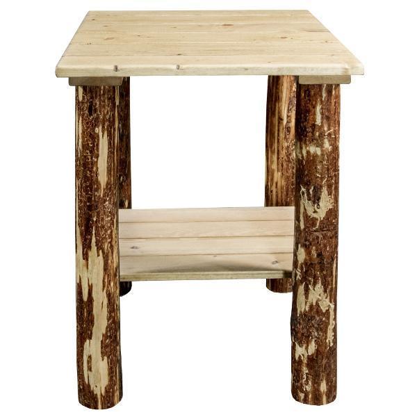 Glacier Country Outdoor End Table - Weather-Resistant Patio Side Table for Garden, Deck & Poolside - Perfect for Coffee, Drinks & Decor