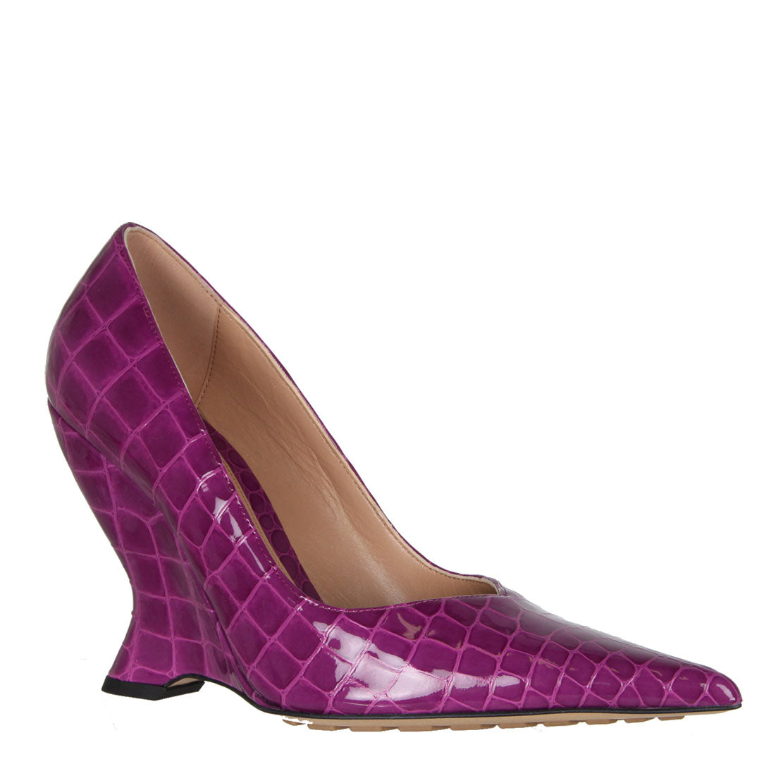 Venom Punta Croc Wedge Pump - Comfortable & Stylish Women's Shoes for Casual Wear, Office & Outdoor Activities