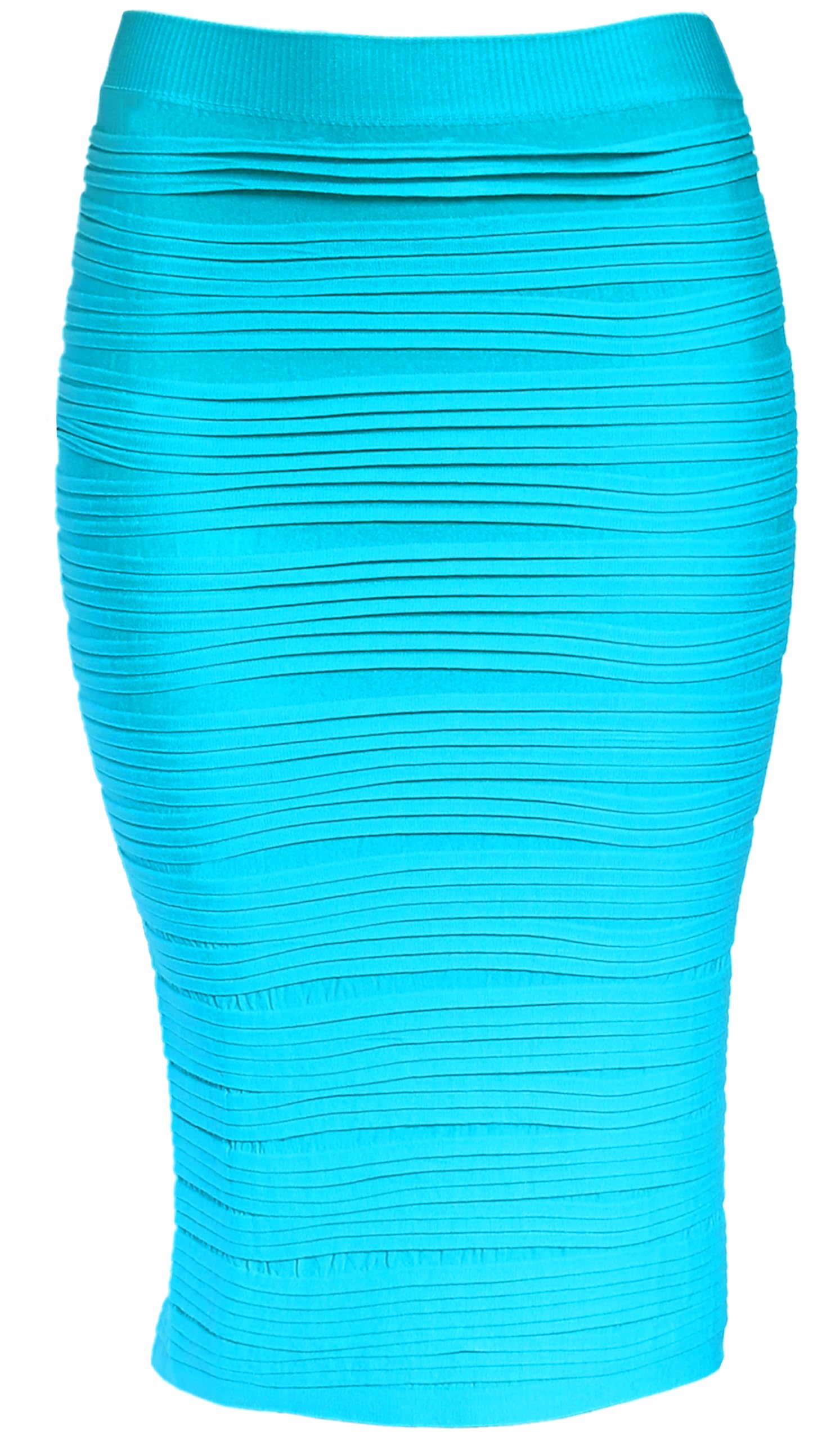 KMystic Strapless Tube Dress & Pencil Midi Bodycon Skirt 2-in-1 Outfit - Women's Sexy Convertible Dress for Party, Club, Date Night and Special Occasions