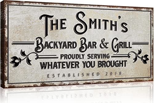 Rustic Backyard Bar & Grill Flower
