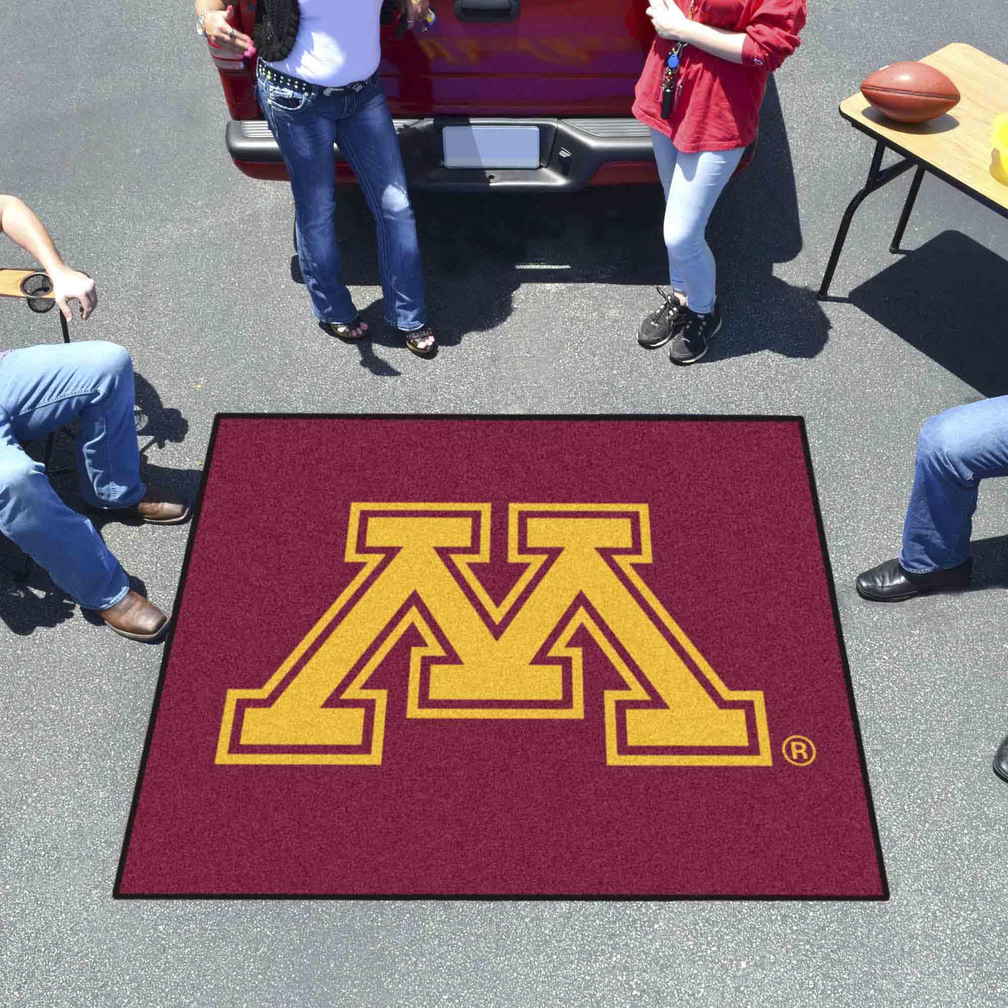 Minnesota Golden Gophers 5ft x 6ft Tailgater Rug - Officially Licensed NCAA Fan Mat for Home Decor, Game Room & Outdoor Tailgating | Durable Sports Area Rug for Football Parties & College Fan Cave