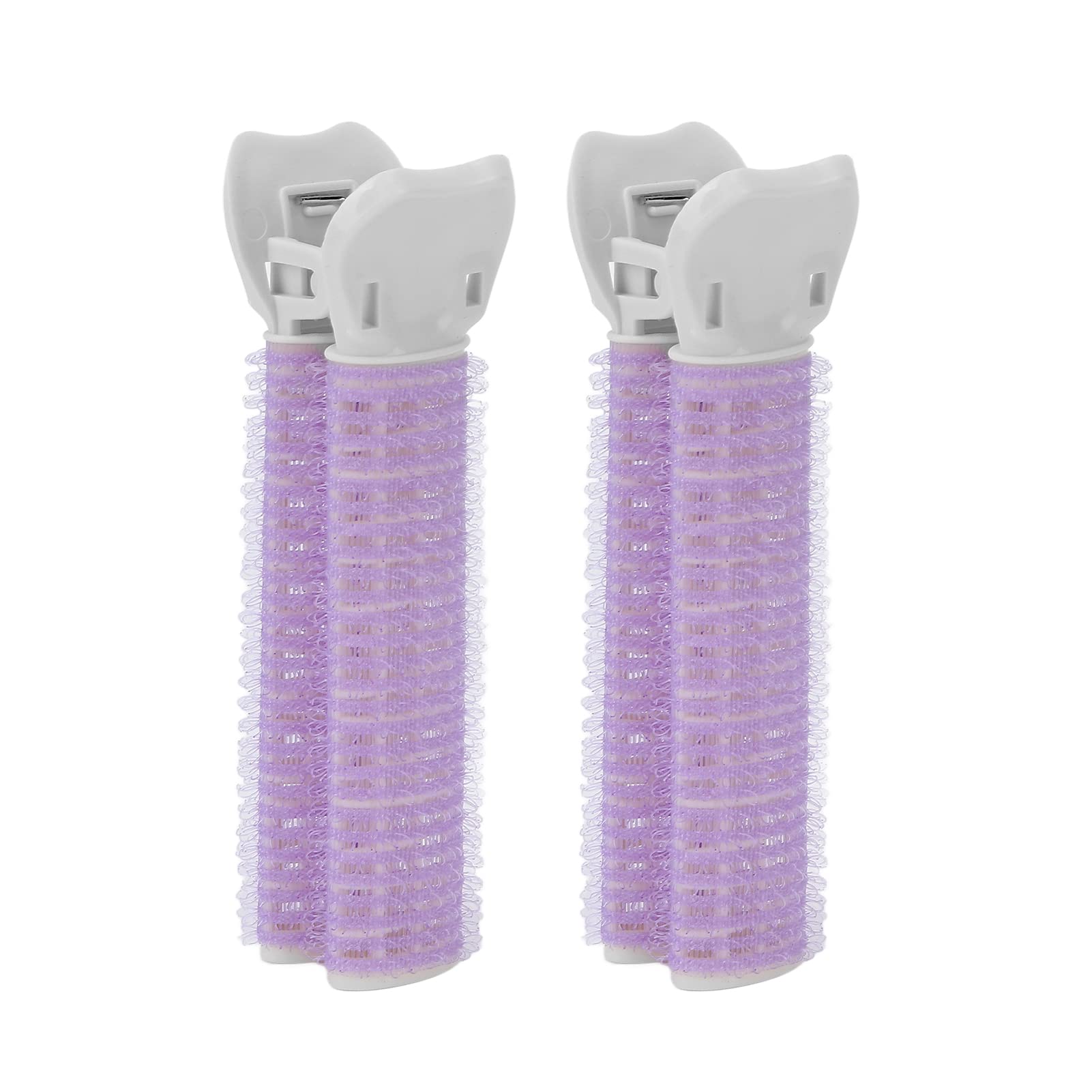 Professional ABS Volumizing Hair Root Clip Rollers - 2pcs Hair Volumizer Roller Clips for Women & Girls - Salon Quality Hair Styling Tools for Home & Travel - Perfect for Updos, Curls & Volume Boost (Purple)
