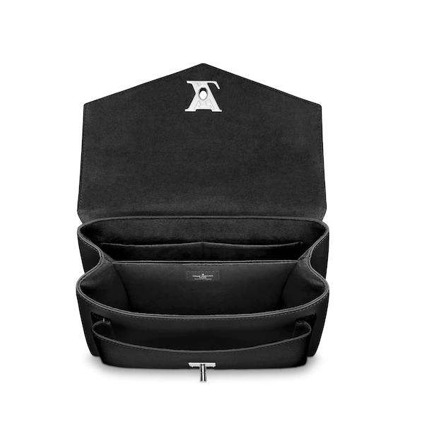 LV MyLockme Handbag Noir - Luxury Leather Crossbody Bag for Women | Perfect for Work, Travel & Evening Events