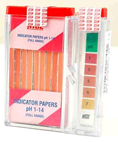 Narrow Range pH 1-14 Indicator Test Strips (Full Range) - Accurate pH Testing for Labs, Pools, Aquariums & Home Science Experiments
