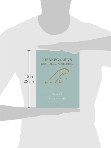 Soren Kierkegaard's Journals and Notebooks Volume 3: Notebooks 1-15 - Philosophy Books for Study, Research & Academic Writing - Perfect for Scholars, Students & Philosophy Enthusiasts