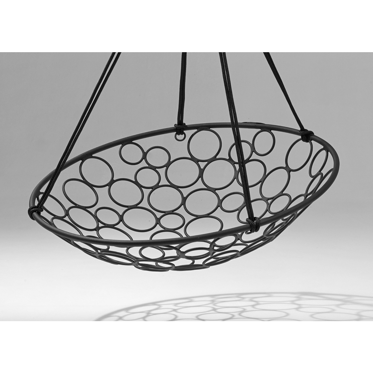 Hanging Basket Chair - Handwoven Rattan Swing Chair for Indoor & Outdoor Use - Perfect for Porch, Patio, Garden, and Backyard Relaxation