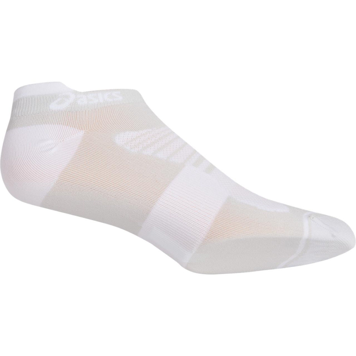 ASICS Men's Quick Lyte Plus Low Cut Athletic Socks 3-Pack - White/Perf Black - Breathable Running Socks for Gym, Sports & Everyday Comfort