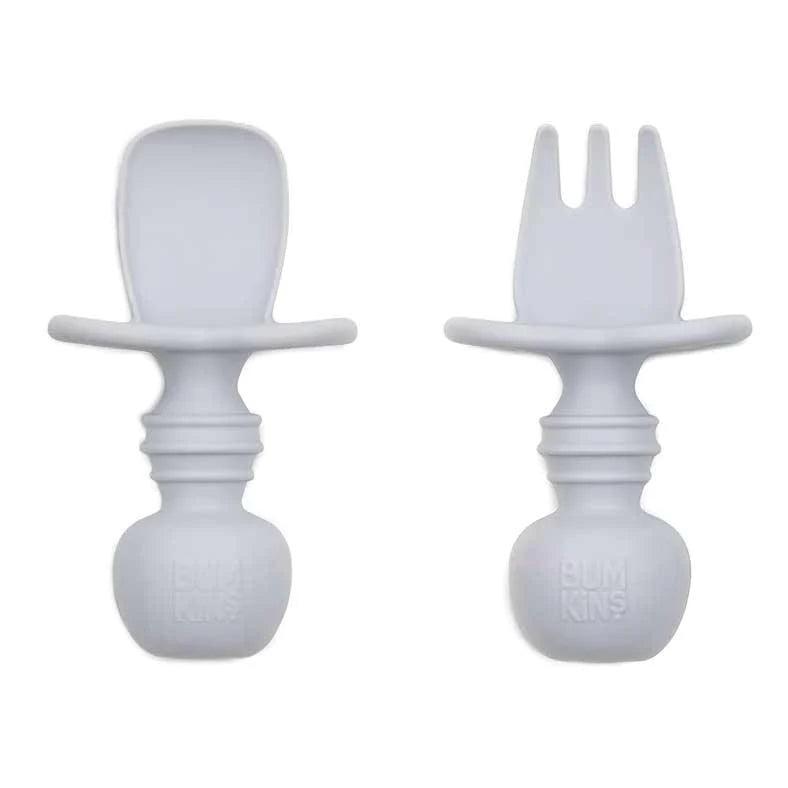 Bumkins Silicone Baby Chewtensils - Safe, Durable Teething Toys for Infants & Toddlers - Perfect for Mealtime, Travel, and Soothing Sore Gums
