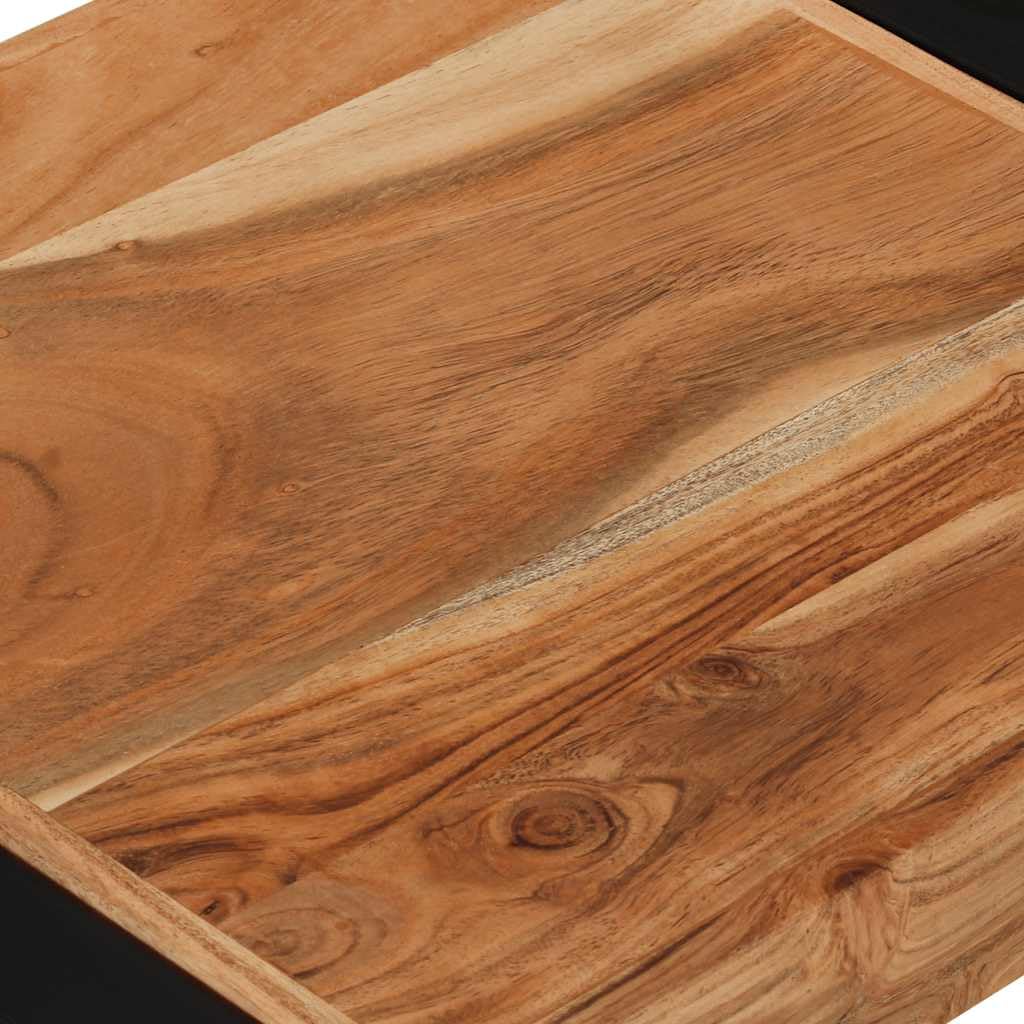 3-Piece Solid Wood Nesting Tables Set - Space-Saving Side Tables for Living Room, Bedroom, or Office - Stackable End Tables with Modern Design