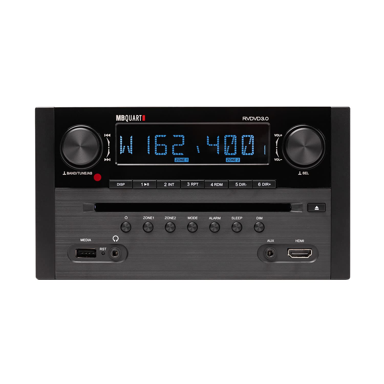 RVDVD3.0 160W Digital Source Unit - High Power Car Audio Receiver with Bluetooth, USB, MP3 Playback - Perfect for Car Stereo Upgrades & Road Trips