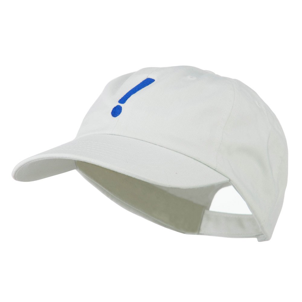 e4Hats.com Exclamation Point Embroidered Baseball Cap - Trendy Statement Hat for Men & Women - Perfect for Casual Wear, Outdoor Activities, and Fashion Accessories
