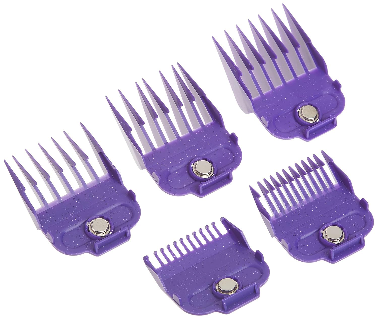 Andis 66345 Replacement Nano-Silver Magnetic Attachment Combs (5-Piece Set: 6