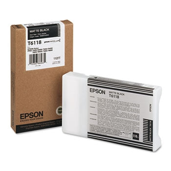 Epson UltraChrome Matte Black Ink Cartridge (110ml) - High-Quality Printer Ink for Professional Printing | Perfect for Photo Printing, Art Projects & Office Documents
