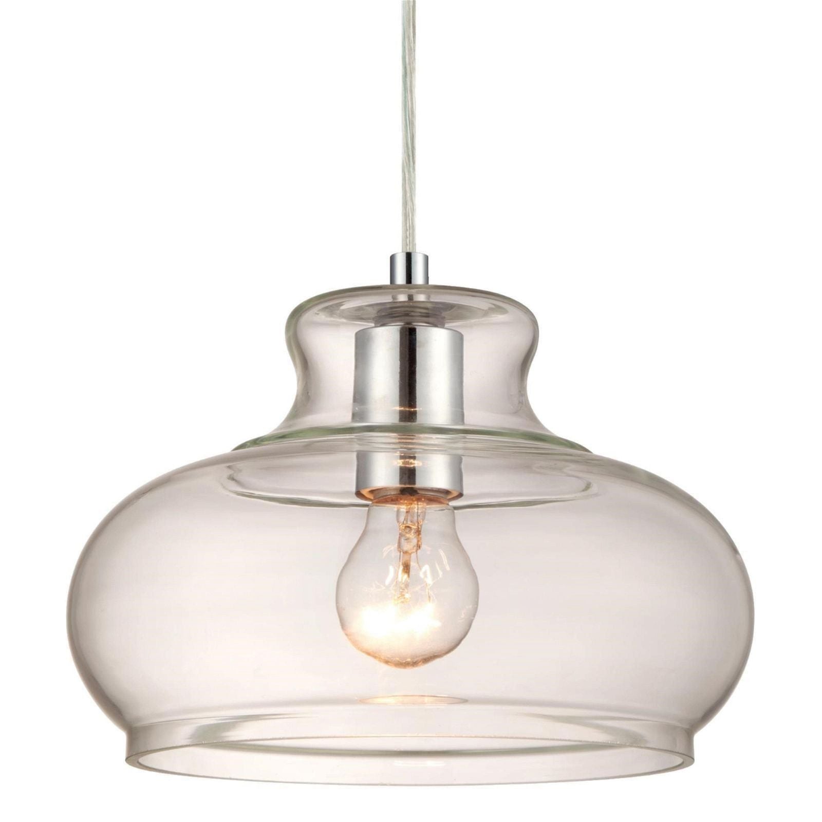Westinghouse Flair Pendant Light - Modern Hanging Fixture for Kitchen Island, Dining Room & Bedroom Lighting