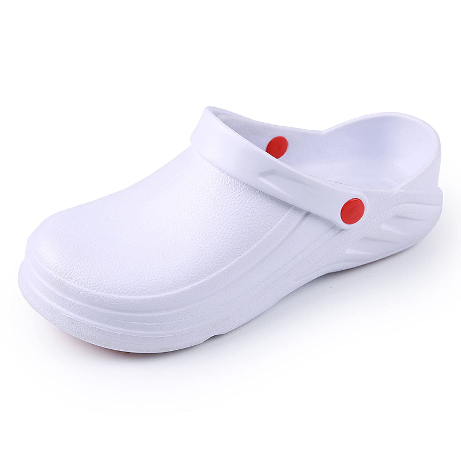 **Non-Slip Waterproof Chef Shoes for Men & Women - Oil-Resistant Kitchen Clogs for Food Service, Nursing & Garden Work - Comfortable Work Shoes for Professionals**