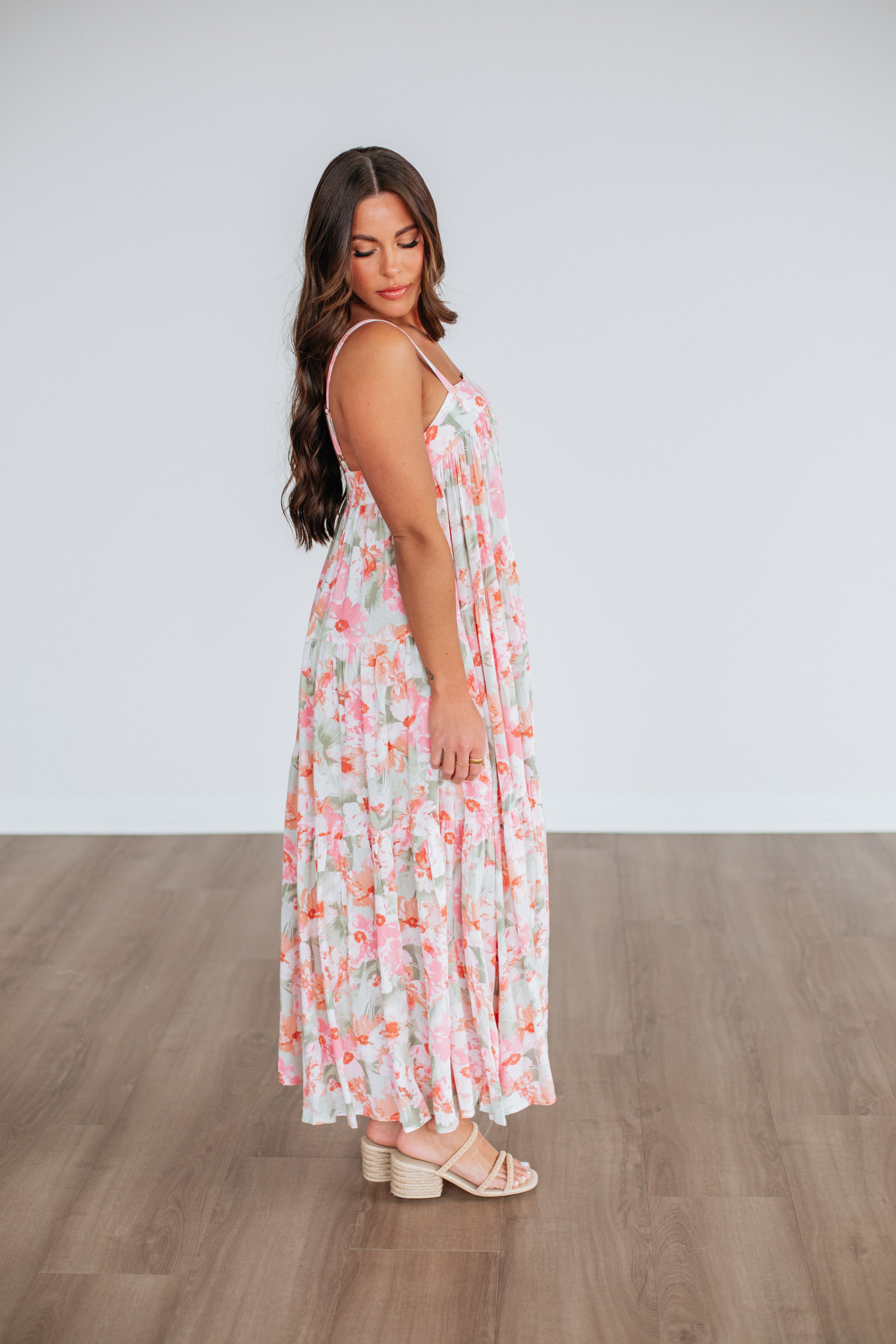 Giovanna Floral Dress for Women - Elegant Summer Maxi Dress with Floral Print | Perfect for Beach Vacations, Weddings & Date Nights