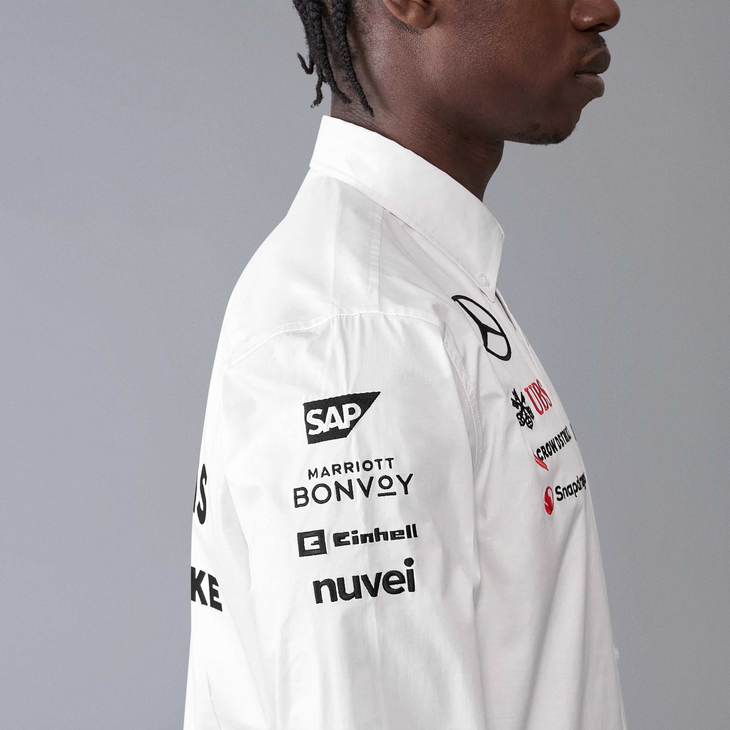 2024 Mercedes AMG Petronas F1 Team Men's Polo Shirt - Official Formula 1 Racing Apparel for Fans & Enthusiasts - Perfect for Race Day, Sports Events & Casual Wear