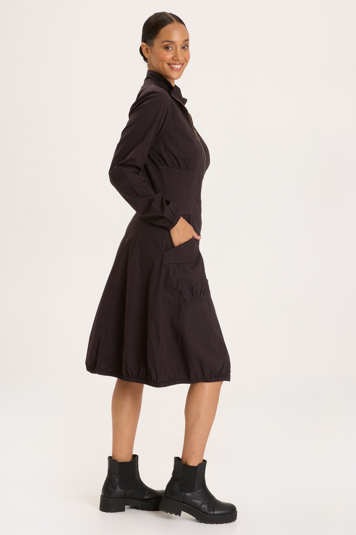 Deschutes Jacket Dress for Women - Stylish Water-Resistant Outdoor Jacket Dress with Pockets | Perfect for Hiking, Travel & Casual Wear