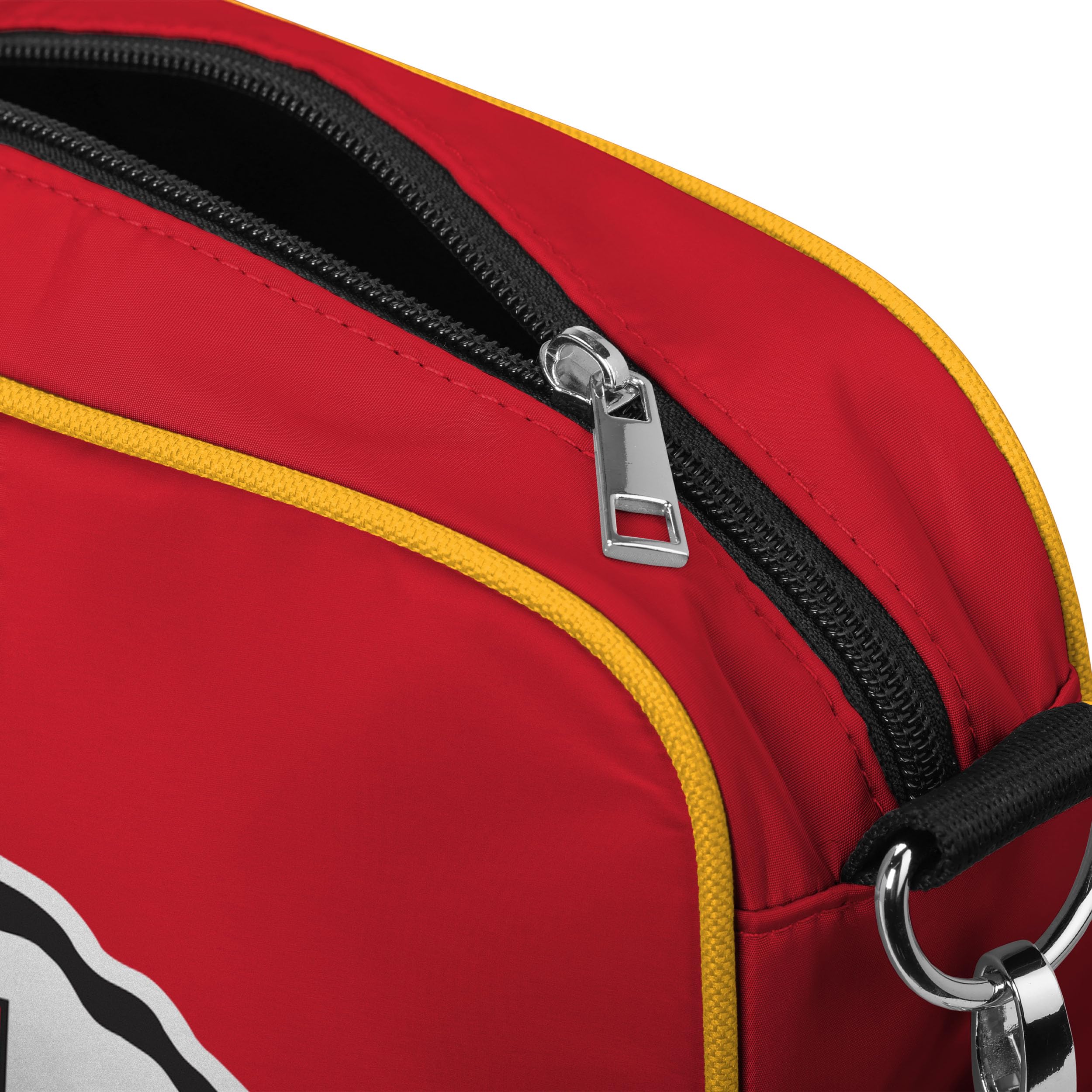 FOCO NFL Team Logo Solid Crossbody Bag - Officially Licensed Football Fan Purse for Men & Women - Perfect for Game Day, Travel, and Everyday Use