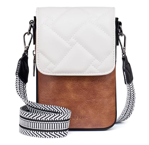 A-quilted Beige With Black Brown