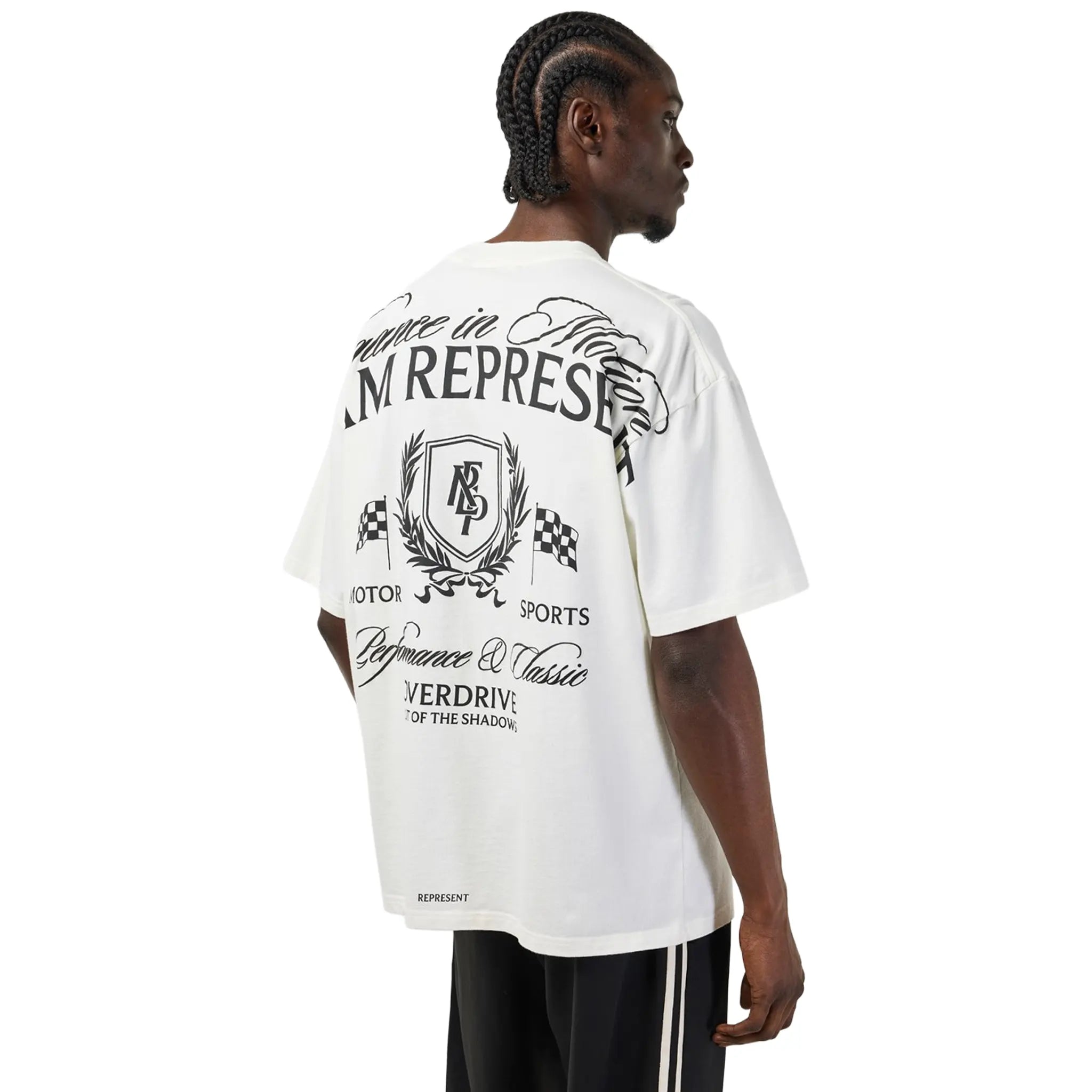 Crest White T-Shirt for Men - Premium Cotton Crew Neck Tee - Casual & Streetwear Style - Perfect for Everyday Wear, Gym, and Outings