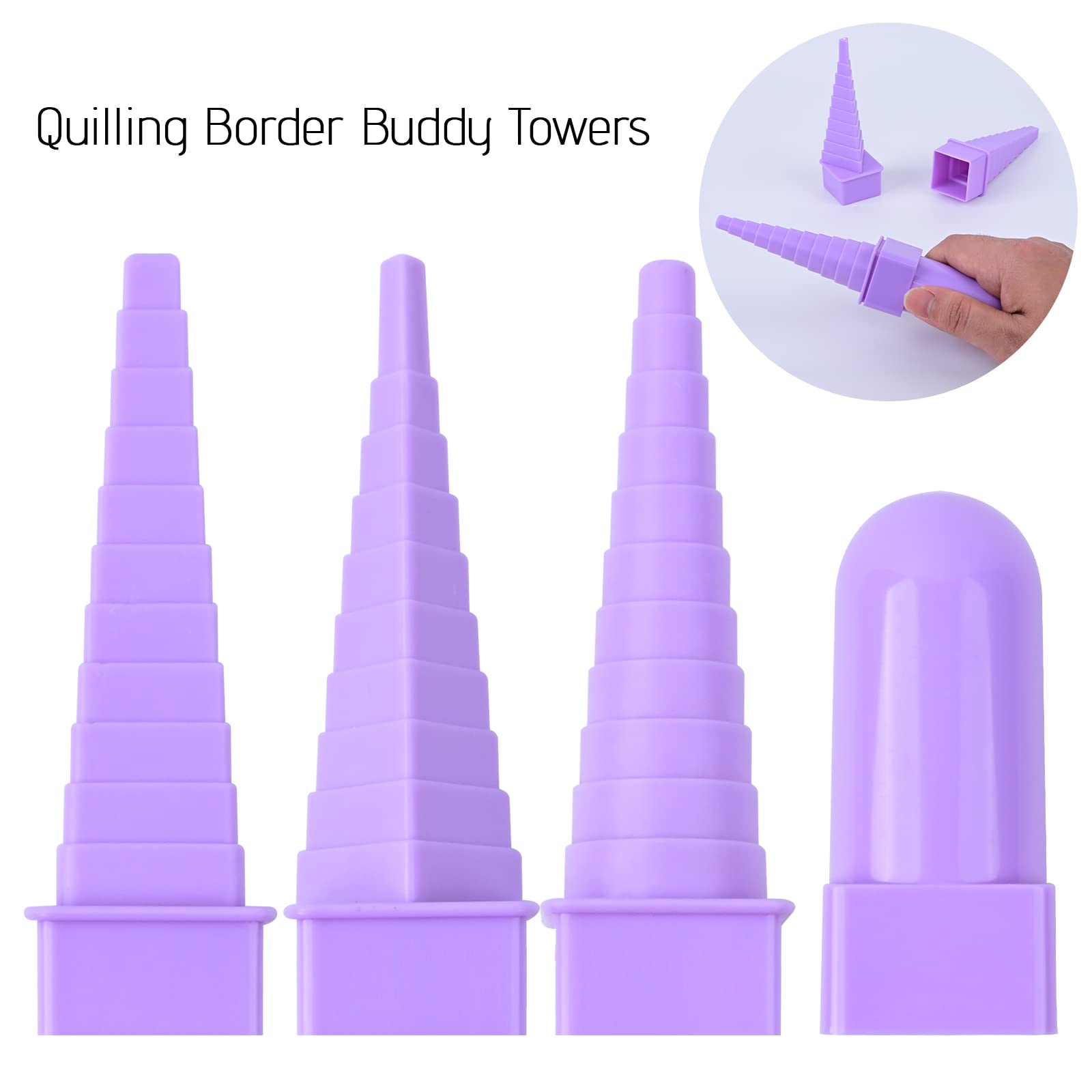 YURROAD 900pcs 5mm Quilling Paper Strips Set with Filigree Tools - Quilling Board, Slotted Pen, Curling Coach & Crimper for DIY Paper Crafts, Scrapbooking, Card Making and Home Decor