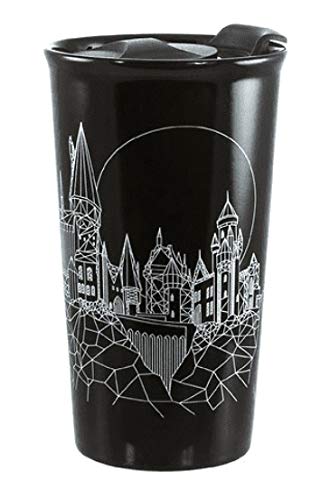 Harry Potter Castle Ceramic Travel Mug 15 Oz - Heat Reveal Magic Design - Perfect for Coffee, Tea & Hot Drinks - Great Gift for Fans & Office Use