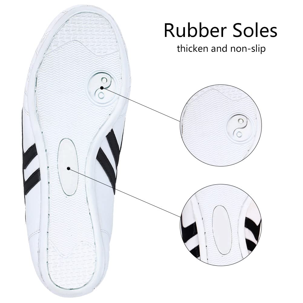Taekwondo Shoes, Kung Fu Shoes & Tai Chi Shoes - Lightweight Martial Arts Training Shoes for Men, Women & Kids with Storage Bag - Perfect for Road Running, Boxing & Martial Arts Practice