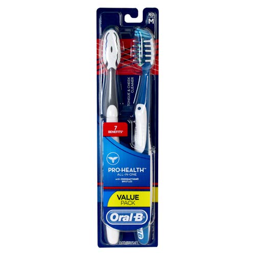 Oral B CrossAction Electric Toothbrush Heads - 8 Pack (2 Pack of 4) for Deep Cleaning & Whitening | Compatible with Oral B Smart Series, Genius, Pro 1000-8000 | Perfect for Travel & Daily Oral Care