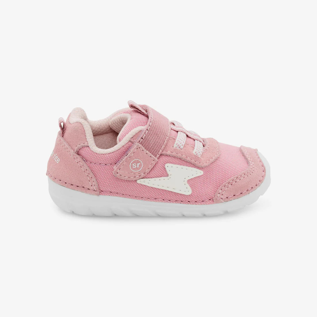 Stride Rite Pink Zips Runner Baby Toddler Sneakers - Lightweight Walking Shoes for Girls First Steps & Playtime