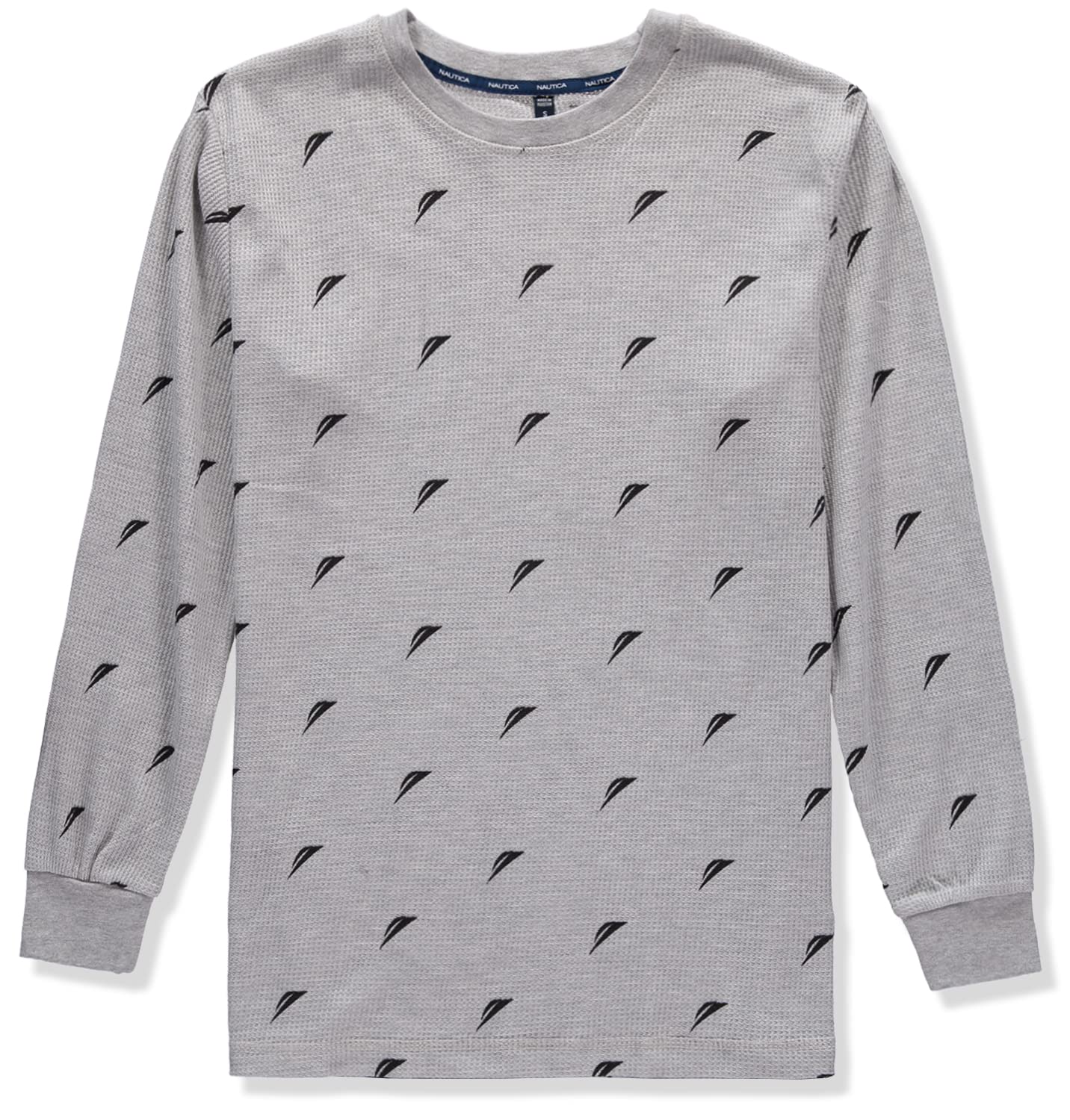 Nautica Men's Long Sleeve Thermal Underwear Top - Waffle Knit Base Layer Shirt for Cold Weather, Winter Layering & Outdoor Activities