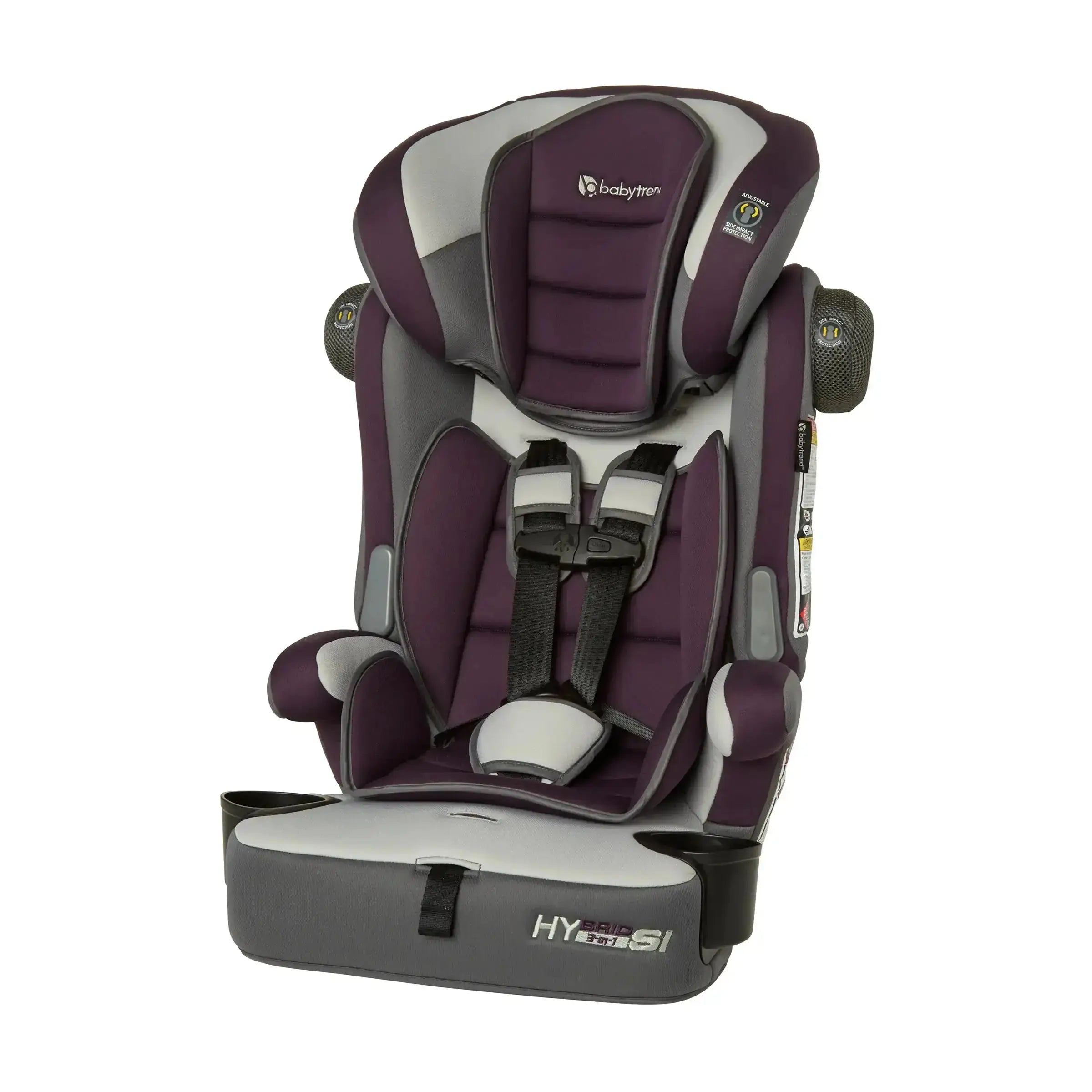 Hybrid™ SI 3-in-1 Convertible Booster Car Seat with Side Impact Protection - Safe for Infants, Toddlers & Big Kids | Perfect for Travel, School & Family Road Trips