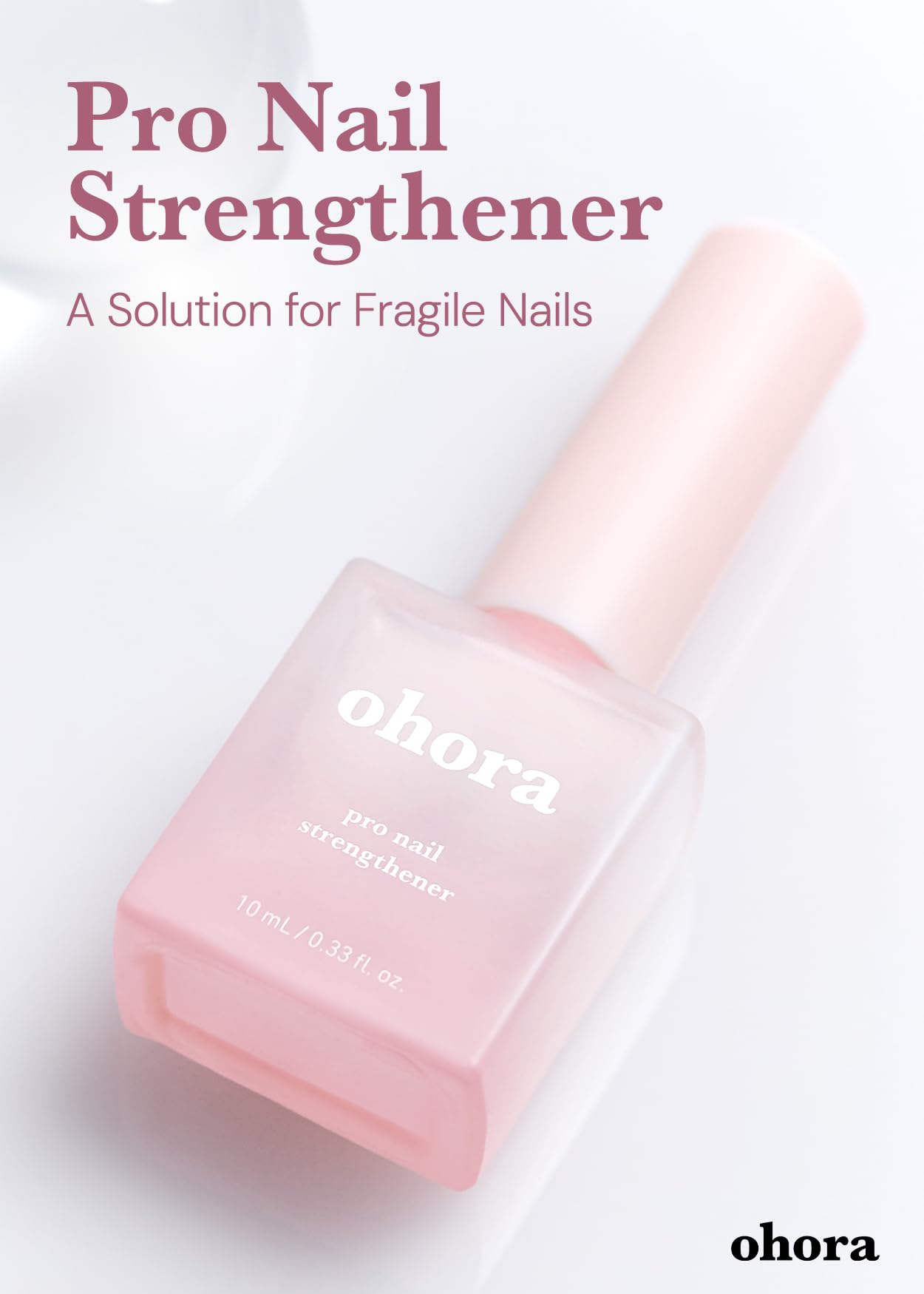 ohora Gel Nail Care Kit - Professional Nail Strengthener for Healthy Strong Nails, Corrects Nail Texture & Easy to Apply Semi-Cured Gel Strips | Salon Quality At-Home Manicure for Natural Nail Repair & DIY Nail Art