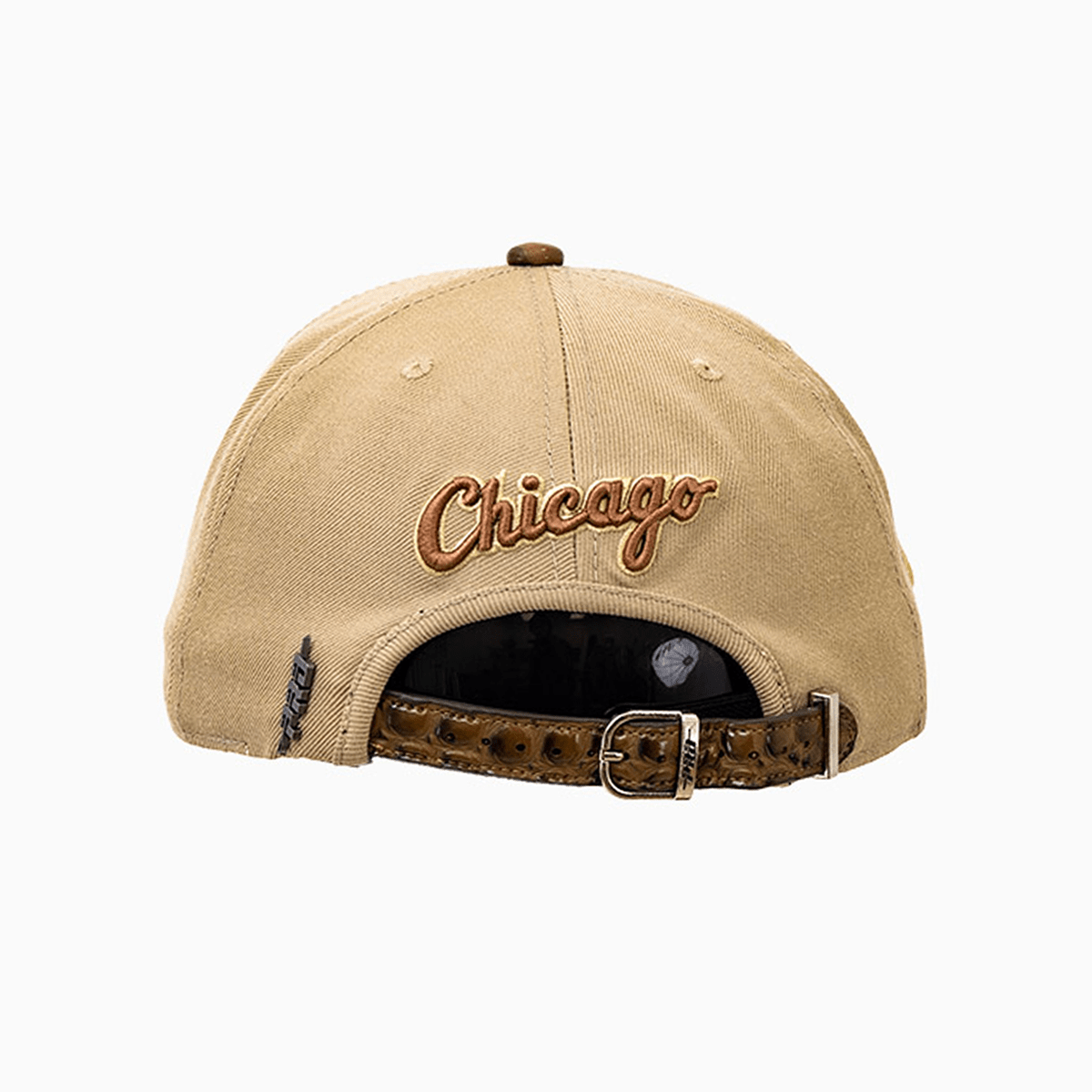 Chicago White Sox MLB Official Leather Visor Wool Snapback Hat for Men - Baseball Fan Gear, Game Day Accessories & Streetwear Fashion