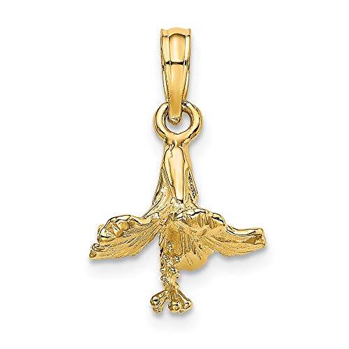 14K Yellow Gold 3D Hibiscus Flower Charm Pendant - Adjustable & Elegant Jewelry for Women, Perfect for Beach Vacations, Summer Outfits & Tropical-Themed Parties
