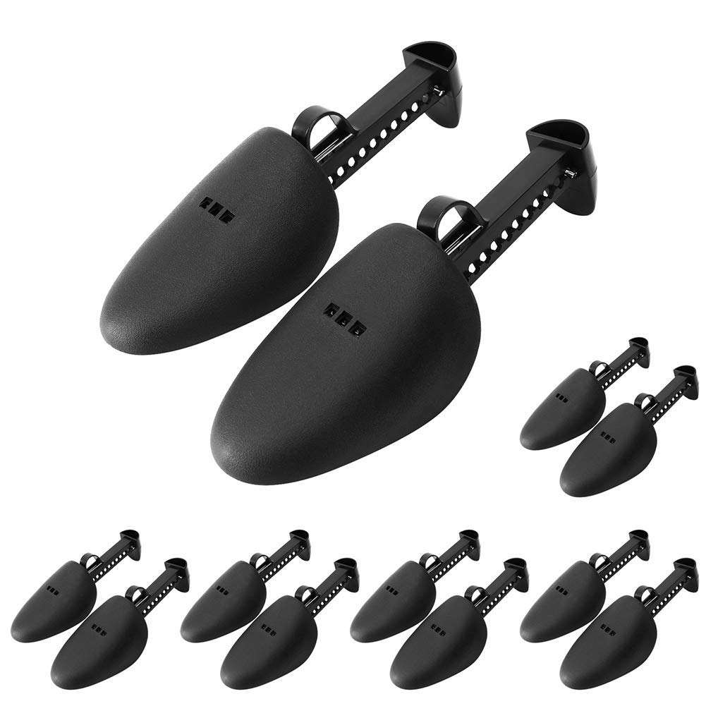 Premium Adjustable Shoe Tree - Plastic Shoe Shaper & Stretcher for Men/Women - Boot Holder with Length Adjustment - Perfect for Dress Shoes, Boots & Sneakers - Keep Shoes in Shape & Prevent Wrinkles (Home/Office/Travel Use)