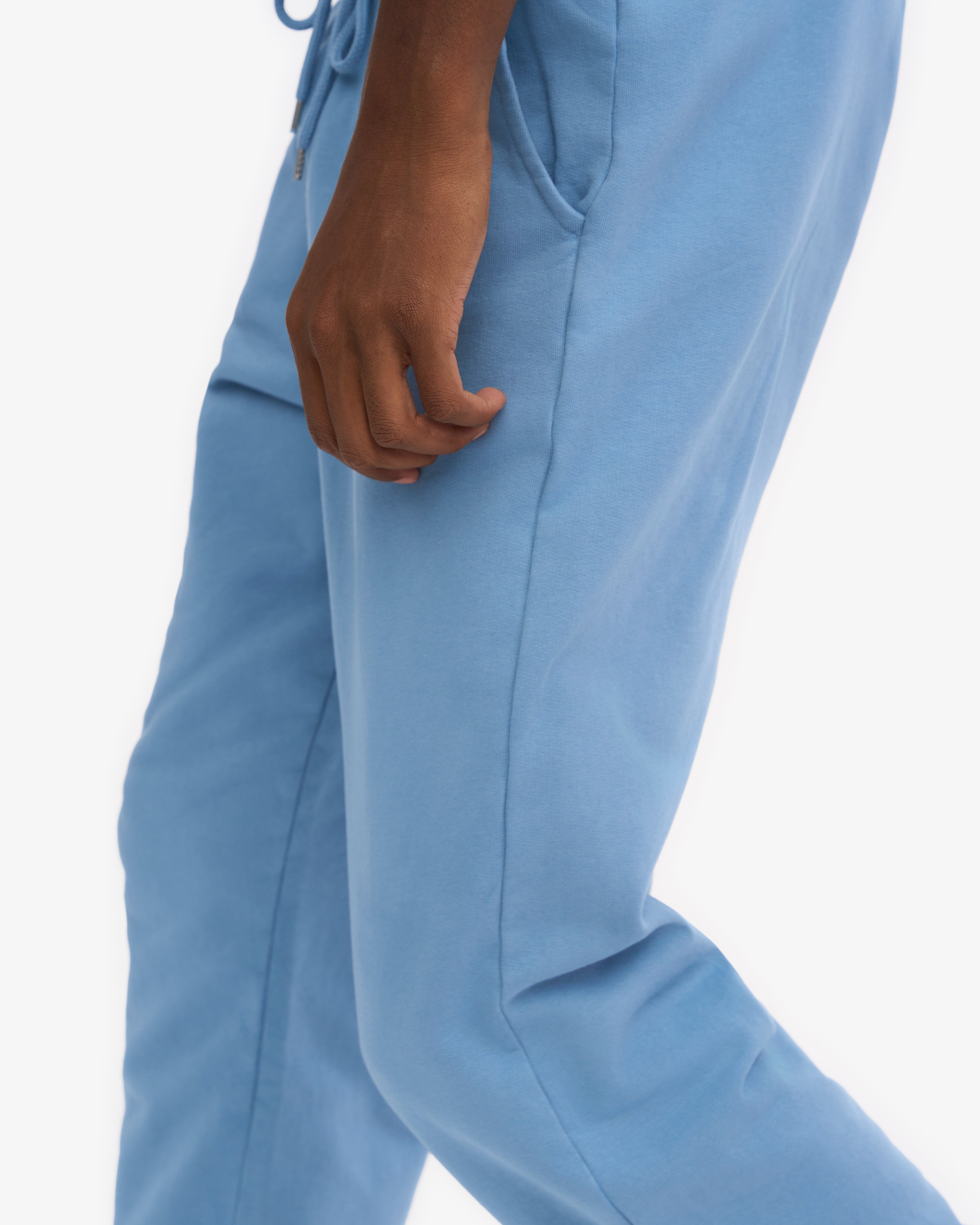 Premium Organic Cotton Sweatpants for Women - Soft & Comfortable Seaside Blue Lounge Pants - Perfect for Yoga, Running & Relaxing at Home