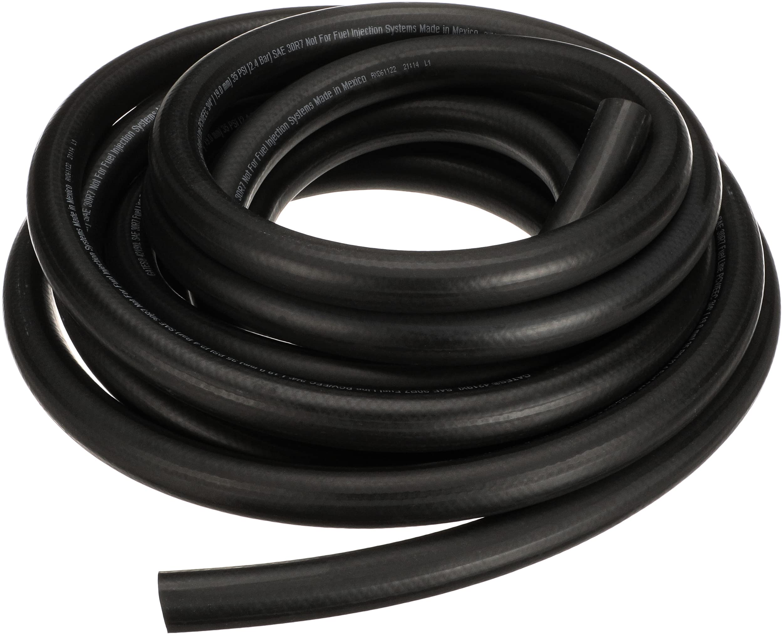 High-Quality Safety Stripe Fuel Line, PCV & EEC Hose - Durable Emission Control Hose for Cars, Trucks & SUVs - Perfect for Engine Maintenance & Fuel System Repairs