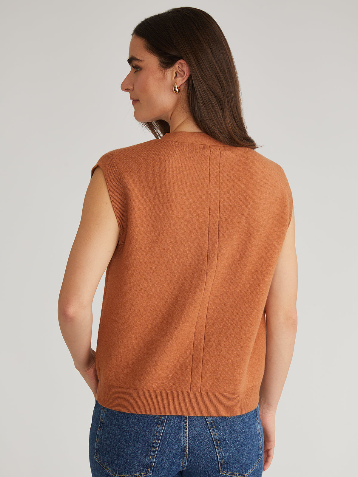 Jessica Women's Button Front Vest - Stylish Layering Piece for Fall & Winter | Casual Outfits, Office Wear & Outdoor Activities