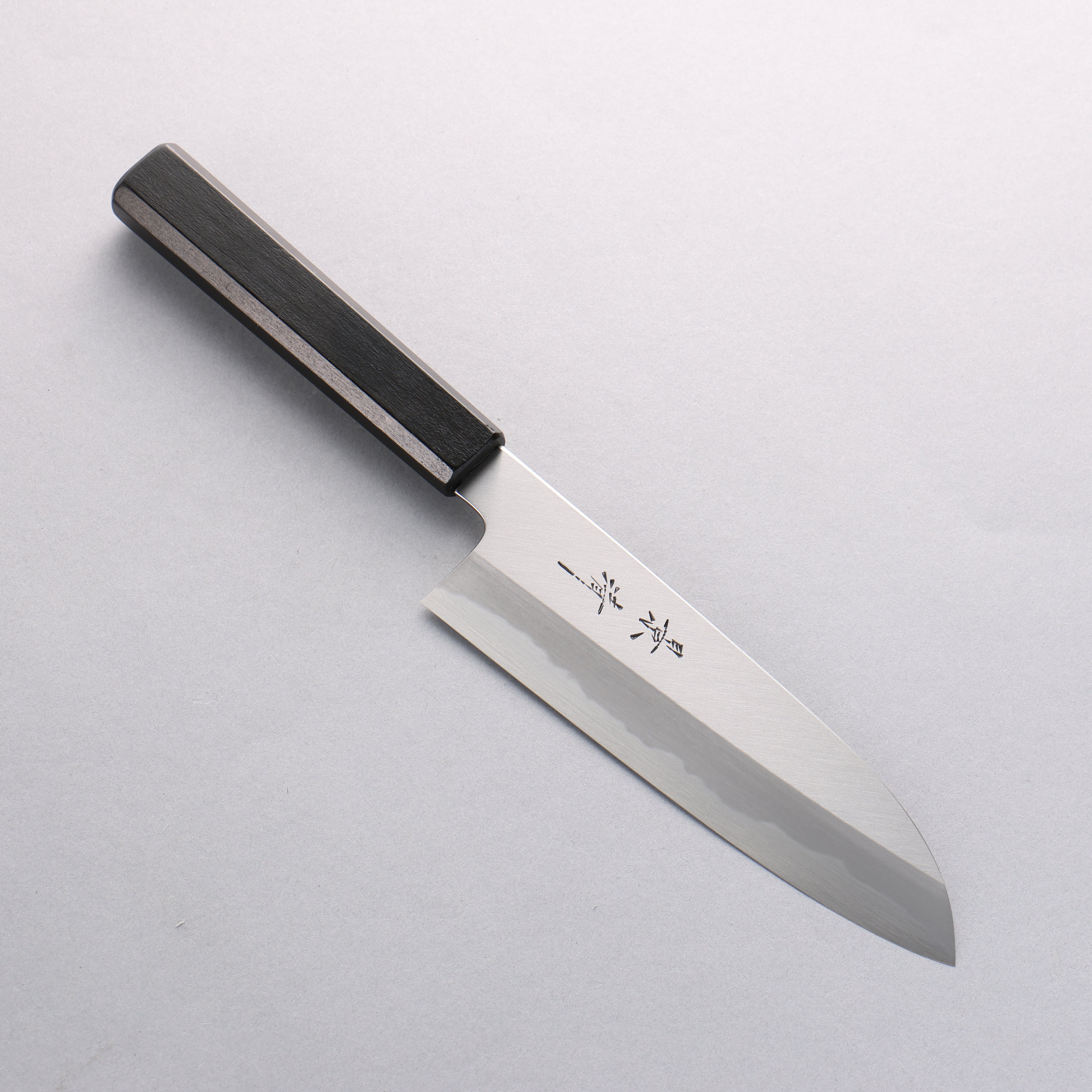 Premium Kagekiyo White Steel Santoku Knife 165mm - Japanese Chef Knife with Magnolia Lacquered Handle - Perfect for Slicing, Dicing & Chopping Vegetables, Meat & Fish