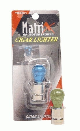 12V Silver TR 2602S Colored Cigarette Lighter - Perfect for Cars, Trucks, Boats & Outdoor Adventures