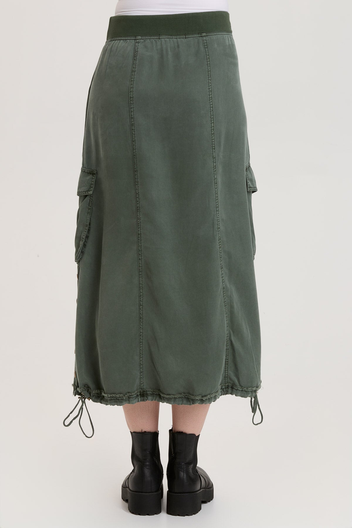 Leslyn Skirt - Vintage Heritage Park Pigment Print Flowy Midi Skirt for Women | Perfect for Casual Outings, Date Nights & Summer Vacations