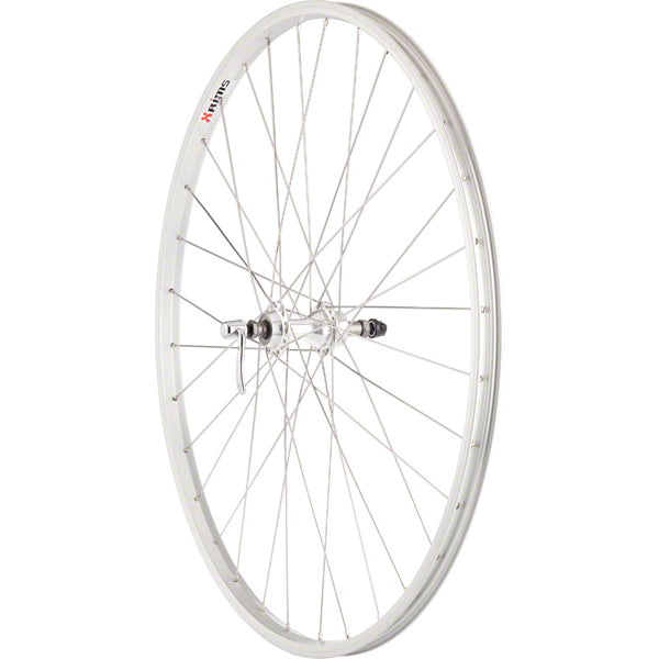 700c Road Bike Wheelset - Alex Y2000 Silver Alloy Rims for Cycling & Racing | Perfect for Commuting, Training & Road Biking