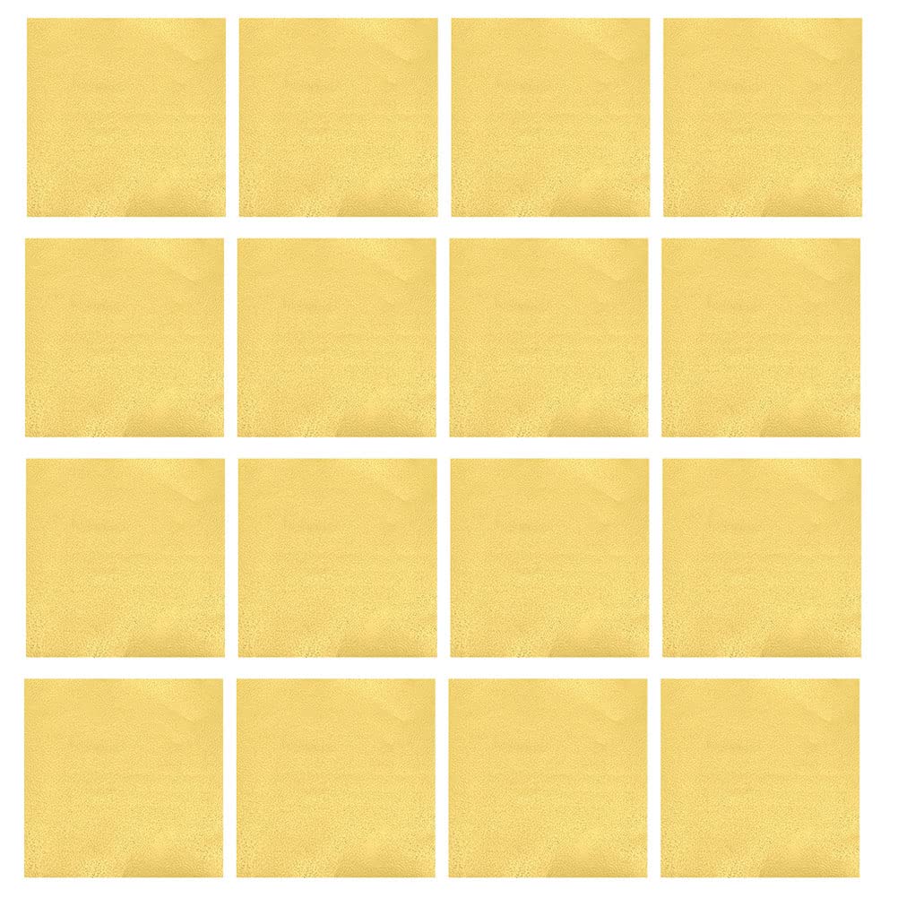 LUOZZY 100 Sheets Shiny Origami Paper with Pearl Coating - Premium Square Craft Paper for DIY Handmade Projects (Gold) - Perfect for Origami, Scrapbooking, Gift Wrapping & Kids Art Activities