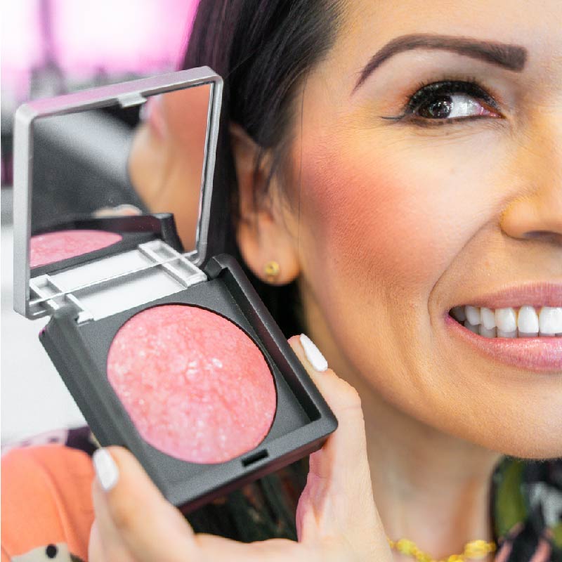 Baked Blush Makeup - Long-Lasting Powder Blush for Cheeks, Natural & Buildable Color | Perfect for Everyday Wear, Date Night & Special Occasions