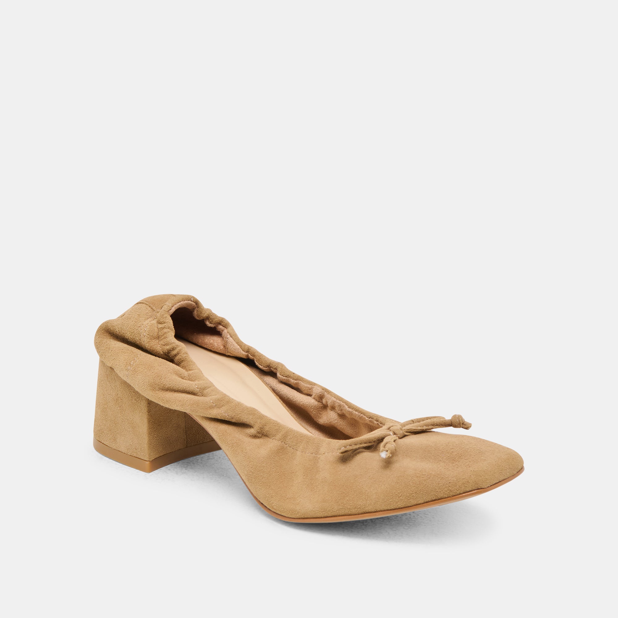 KARMIN Women's High Heels - DK Taupe Suede Pumps for Work, Party & Evening Wear | Comfortable & Stylish Dress Shoes