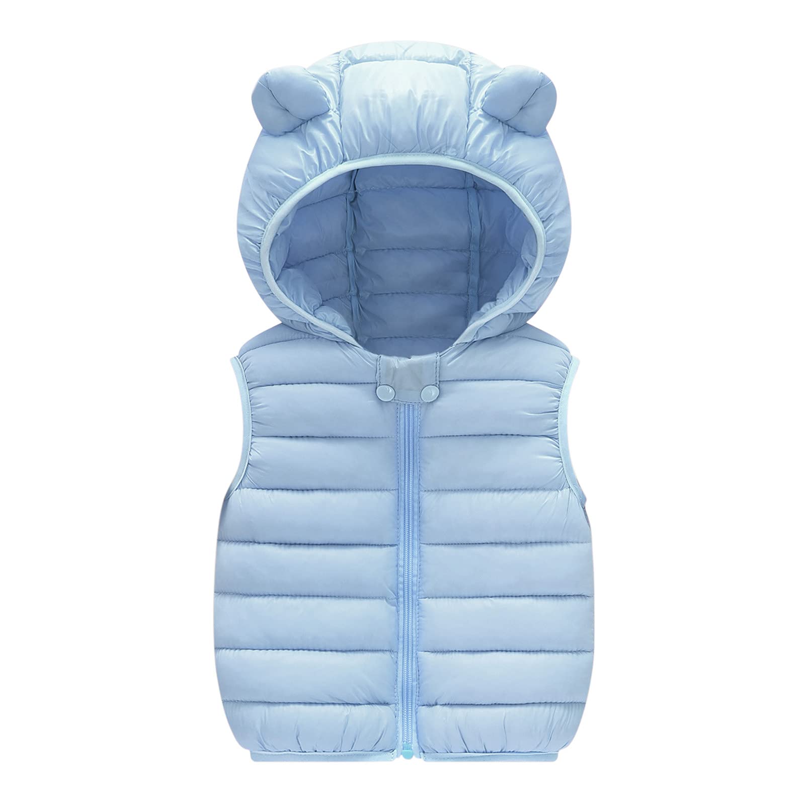 GoodLock(TM) Baby & Kids Winter Hooded Vest - Thicken Cotton Waistcoat Jacket for Boys & Girls, Warm Outdoor Clothing for Cold Weather - Perfect for School, Playdates & Winter Adventures