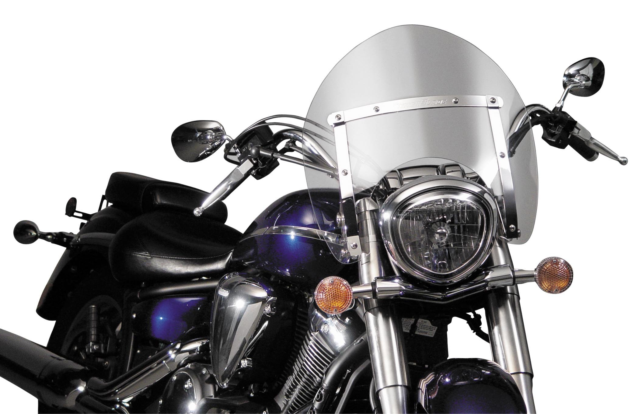 National Cycle Switchblade Shorty Windshield - Clear Motorcycle Windshield for Harley, Honda, Yamaha & More | Compact Protection for Urban & Highway Riding