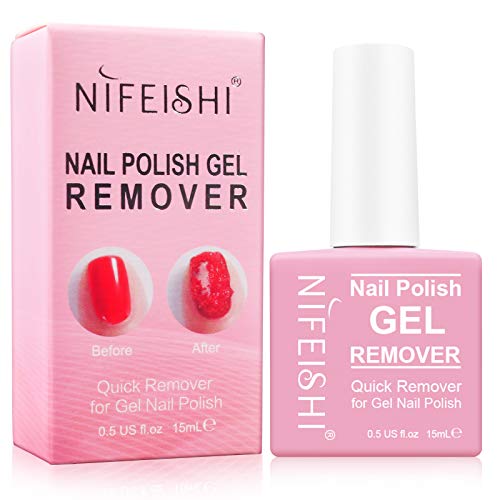 Professional Gel Nail Polish Remover - Fast & Gentle Soak-Off Formula for Natural & Sculptured Nails (15ml) | Safe for Home & Salon Use, Perfect for DIY Manicures & Nail Art Removal