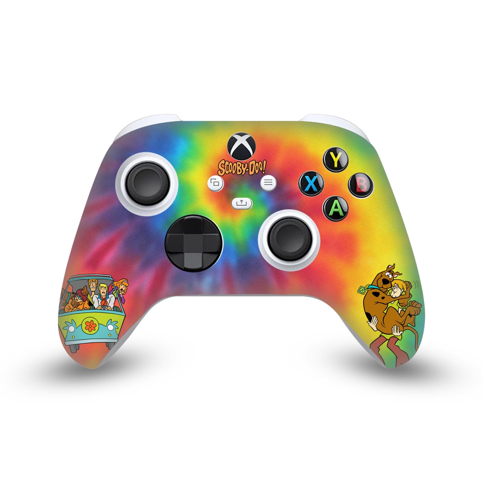 Official Scooby-DOO Batik Color Vinyl Gaming Skin Sticker for Xbox Series X/S Controller - Custom Decal Cover for Enhanced Grip & Style - Perfect for Gamers & Collectors